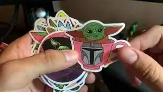 BABY YODA STICKERS - 