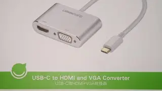 USB-C to HDMI and VGA Converter Ugreen Unboxing