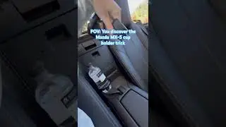 Did you know about this handy MX-5 cup holder trick? #Carsales #miata #mx5 #mazda