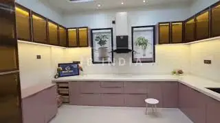 Kitchen transformation complete! ✨ New custom furniture work. #viral #viralvideo #shorts #kitchen 