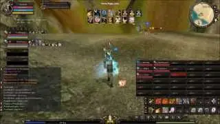 A noob farmer in World Of Shaiya is getting killed