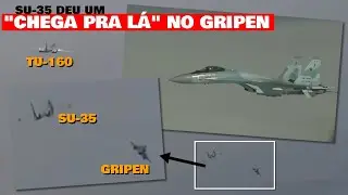 Russos sendo russos: SU-35 expulsa ca&ccedil;a GRIPEN, durante escolta a bombardeiros TU-160