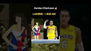 Jordan Clarkson Earnings 💰 | How Much He Made in the NBA?! 🇵🇭 #Shorts