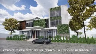 ENSCAPE 3D REALISTIC RENDER TUTORIAL #1 | ENSCAPE 3D TUTORIALS