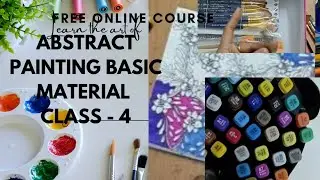 Abstract Painting Class-4| About Krishna #doodling #artwork