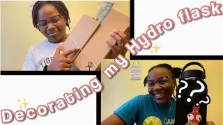 Unboxing & Decorating My Hydro Flask