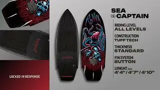 Ronix Sea Captain Wakesurf Board 2026