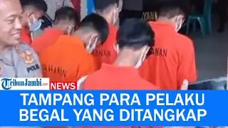 Begini Penampakan dan Tampang Para Begal yang Ditangkap Polsek Sako Palembang