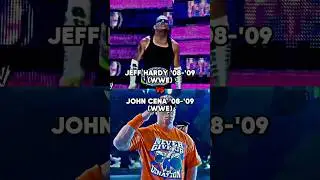 Jeff Hardy '08-'09 (WWE) Vs. John Cena '08-'09 (WWE) | Battle | #wwe #johncena #jeffhardy #vsedit