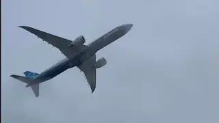 Boeing 777X Takeoff From Boeing Field (BOE002) 12-7-21