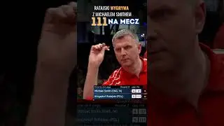 Ratajski - Checkout 111 na mecz z Michaelem Smithem! #dartpolska #dart #darts #checkout #pdcdarts