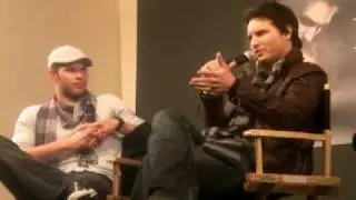 HOW DID YOU FEEL ABOUT A BRITISH ACTOR GETTING THE MAIN ROLE IN TWILIGHT?  PETER: HE'S SO SEXY!