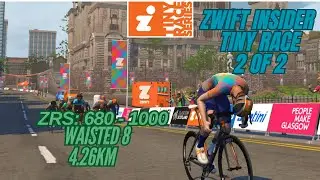 Zwift - Race: Waisted 8. I was too exhausted to stick with front group.
