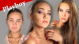 How to turn a BABY FACE into a PLAYBOY bunny makeup video tutorial – Make yourself look older