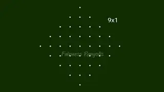 daily simple muggulu // deepam kolam designs // alpona drawing 9x1 dot