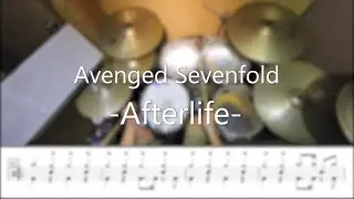 Avenged Sevenfold - Afterlife - DrummerFrank Drum Cover - With Drum Score