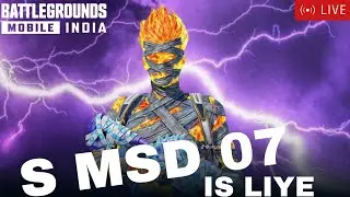 🔴 S MSD 07 IS LIYE GAMEPLAY with S MSD07...shortslive# shortsfeed#bgmi#shorts
