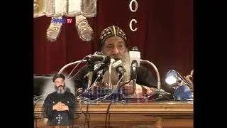 مثلث الرحمات البابا شنودة يحكي عن الانبا شنودة رئيس المتوحدين @ قناة اغابى
