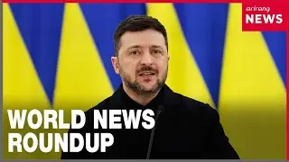 Ukraine security deal; Indonesia landslide; Canada tariff threat; Taipei 101 climb
