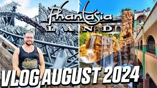 PHANTASIALAND Vlog August 2024 - Meine ERSTE FAHRT TARON! | Phantasialand Brühl