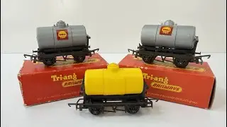 Tri-ang Railways R12 Shell Petrol Tank Wagon X3