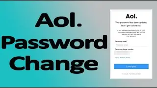 How to change aol password 2024