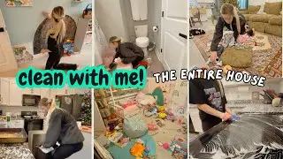 Clean My Entire House with Me! | Whole House Transformation | New Year Cleaning Motivation