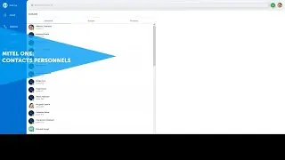 Mitel One: Contacts Personnels: MiVoice Office 400