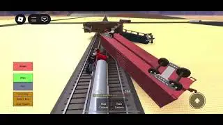 Double Train Crash on Fuel Tank Trailer Truck | Train Wrecker