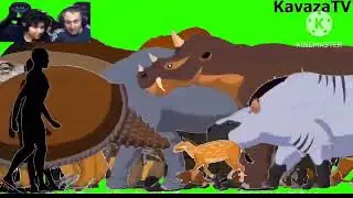 Prehistoric beasts green stampede