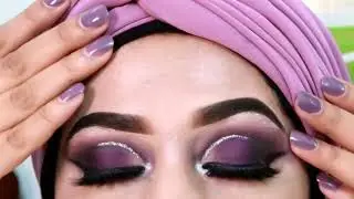 Barat/Waleema Heavy Eyes Makeup Tutorial | Glittery Cut Crease | Makeup by zainab numan