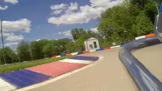McCulloch Mc91 Powered Rear Engine Kart Onboard at Mid-State Kart Club