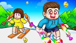 MAKING TRILLIONS IN ROBLOX SKI AND SLIDE!