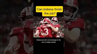 Indiana SHOCKS Oregon : Peach Bowl Blowout Sends Hoosiers to Title Game  #shorts #shortvideo