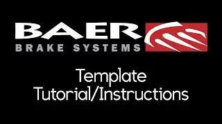 Baer Brakes - How to Find and Use Baer Brake Template Tutorial