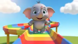 Dancing Elephants Parade | Fun Animal Rhyme for Kids | Elephant Songs for Children