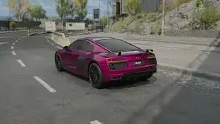 3M 1080 Gloss Fierce Fuchsia Vinyl Wrap on Audi R8
