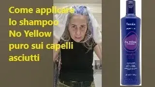 Shampoo No Yellow di Fanola puro sui capelli asciutti? Proviamolo insieme