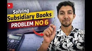 How to Solve Subsidiary Books? 🔥 Problem 6 | Inter 1st Year Accounts