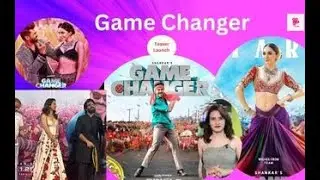 Ram Charan & Kiara Advani Exclusive Game Changer Teaser Launch | Visuals at Lucknow # #gamechanger