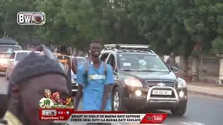 depart de khalifa Cheikh Baye Euwal Gamou Kaolack. (Ibrahim Mou Baye Tv)