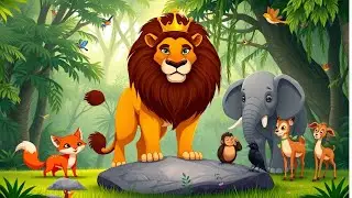 The Jungle King and the Fox's Trick | Animated Jungle Adventure | Cartoon Animation