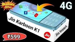 New Jio Phone 2025⚡Jio bharat K1 4G unboxsing⚡review⚡1 Year free⚡Jio Phone f320b unboxsing 