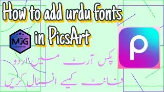 How to Add Custom Fonts in Picsart | How to Add Fonts in Picsart #shorts #mjgsolutionhub #ai