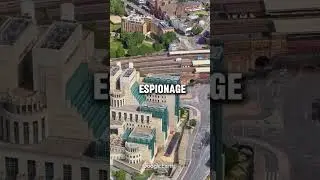 The MI6 building is a FORTRESS #mi6 #sisbuilding #googleearth #uk #facts #shorts #buildings #london