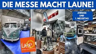 f.r.e.e.  2026 - M&Uuml;NCHEN - Anreise & 1. MESSETAG - Rundgang - Gr&ouml;&szlig;te Freizeitmesse in BAYERN