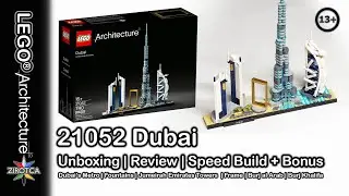 LEGO Dubai Review | Unboxing | Speed Build | LEGO 21052 | LEGO Architecture Series | LEGO Sets 2020
