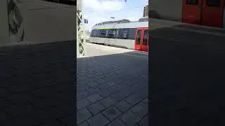 Commuter train in western europe