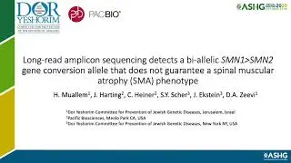 Long-read amplicon sequencing to understand spinal muscular atrophy (SMA)