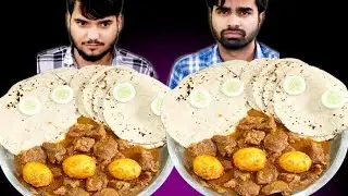 Mutton🐐Masala and Roti Eating Challenge | Eggs Masala and Roti Eating Competition | New Eating Video